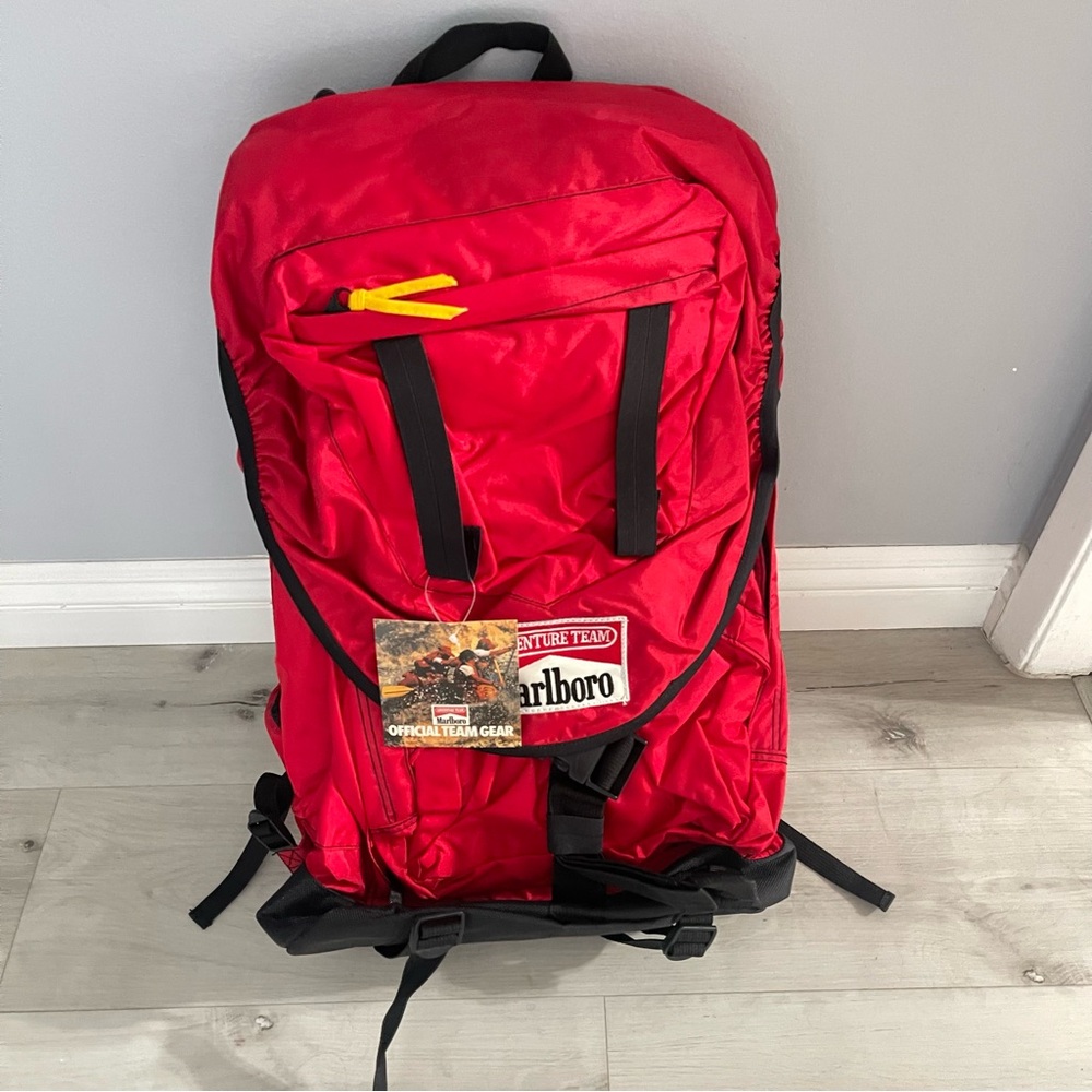 Marlboro 1992 Vintage. Large Hiking Backpack. Unisex